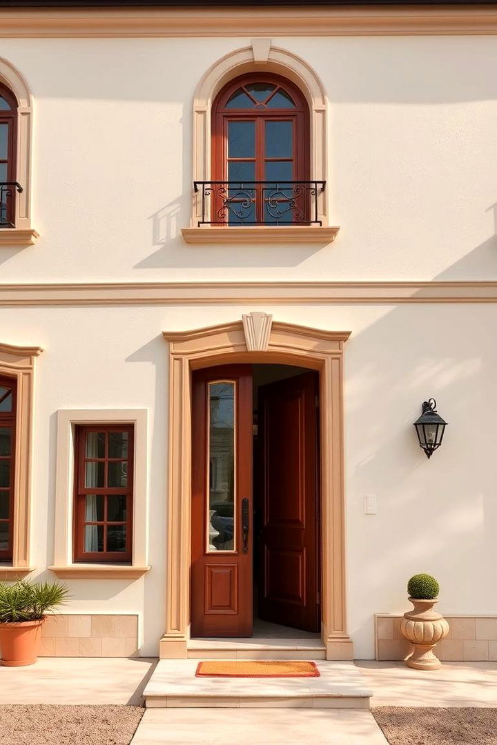 Creamy Warmth in Design - 22 Cream and Brown House Exterior Ideas