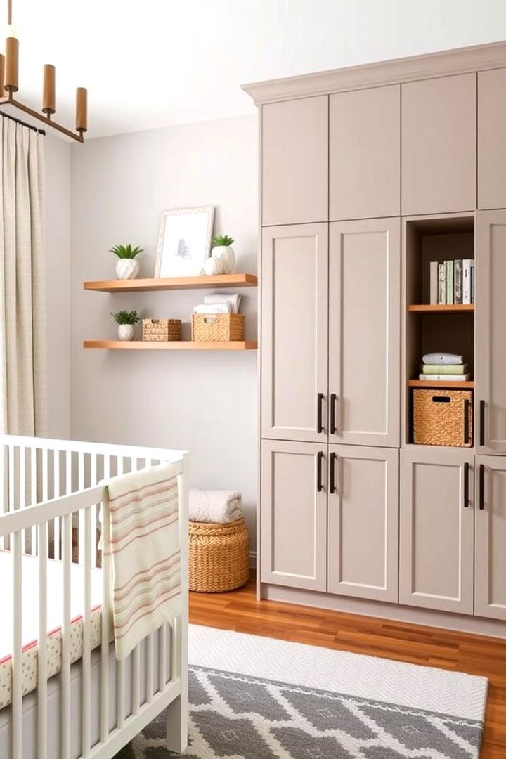 Create Organized Storage Solutions - 22 Minimalist Nursery Ideas