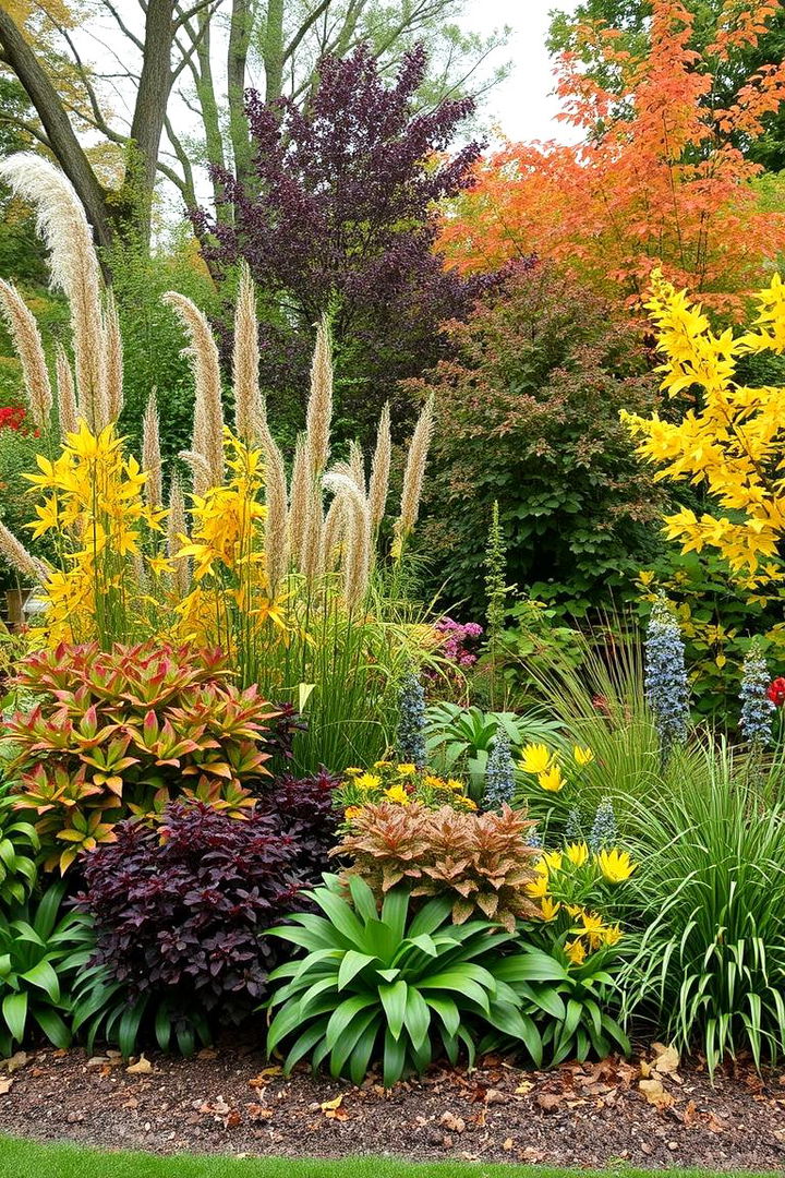 Create a Layered Garden Design - 22 Fall Garden Ideas