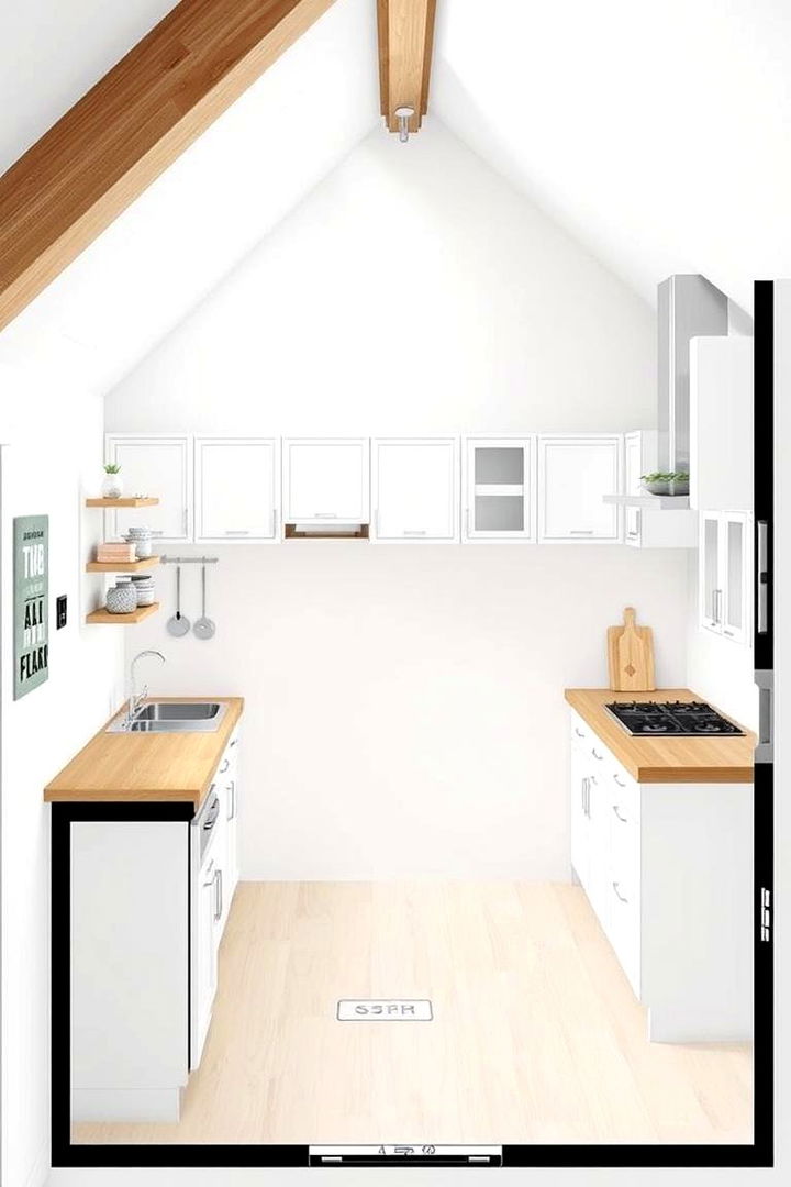 Creating Functional Floor Plan Layouts - 22 Sloped Ceiling Kitchen Ideas