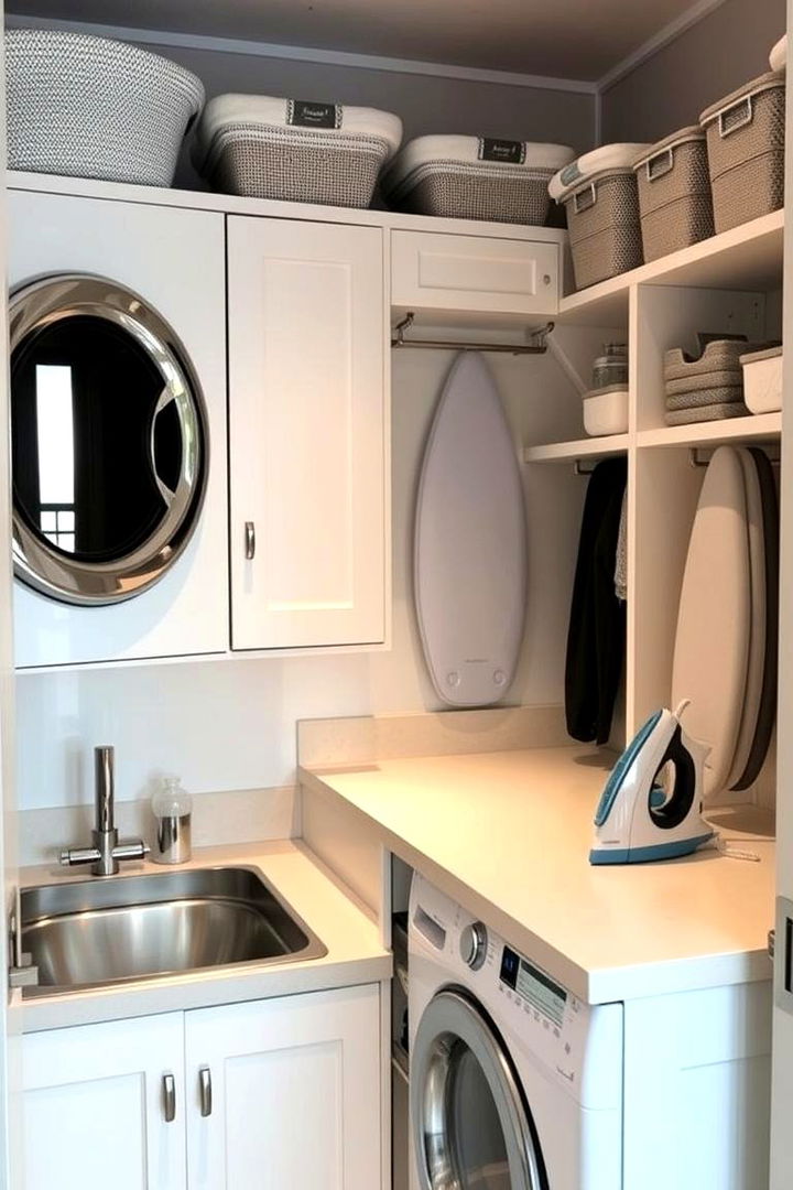 Creating Functional Folding Areas - 22 basement laundry room ideas