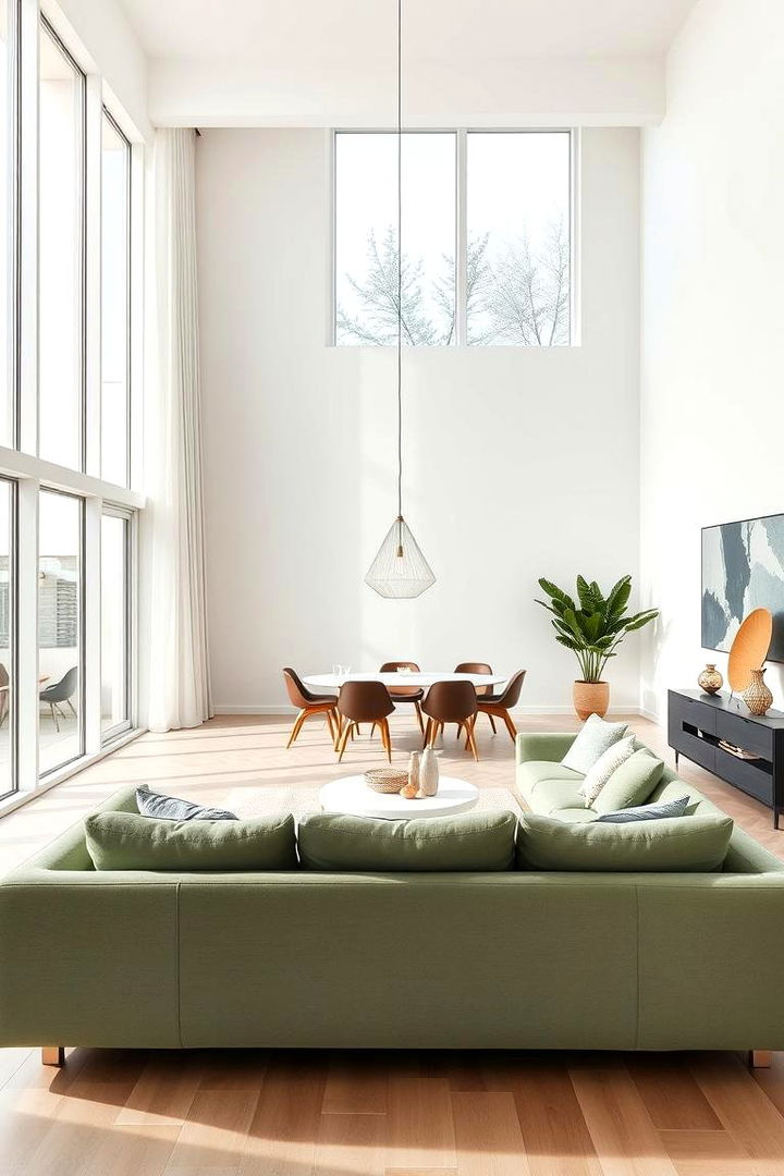 Creating an Open and Airy Living Space - 22 sage green couch living room ideas