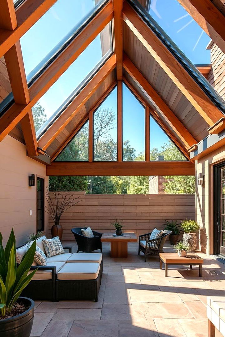 Creative Angular Approaches - 22 Gable Patio Roof Design Ideas