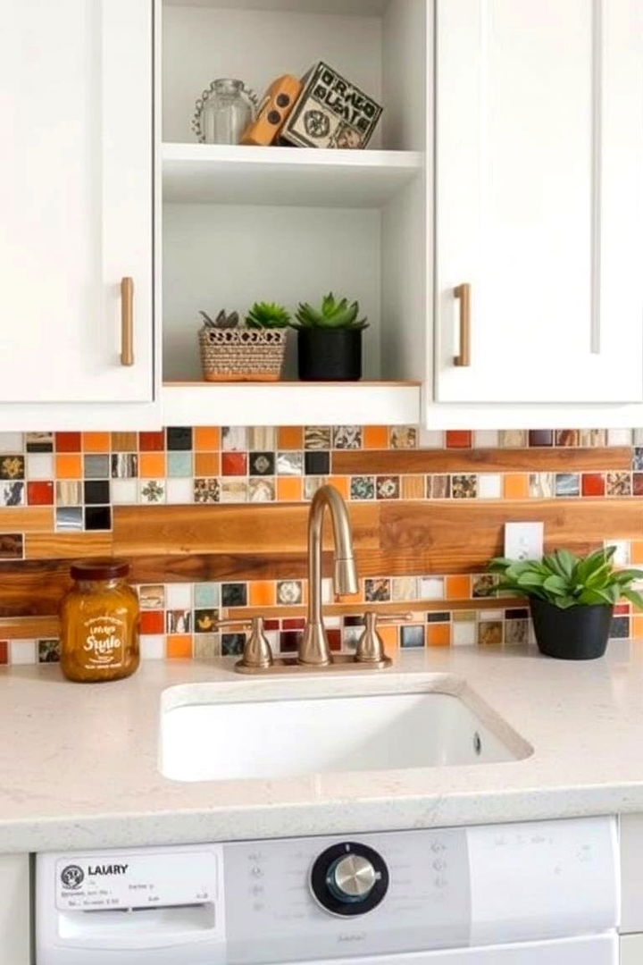 Creative Backsplash Ideas - 22 Laundry Room Sink Ideas