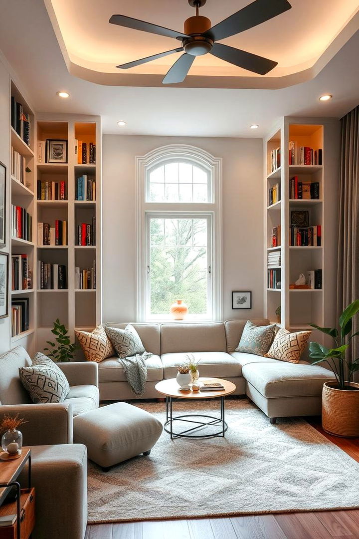 Creative Book Nooks - 22 Living Room Bookshelf Ideas