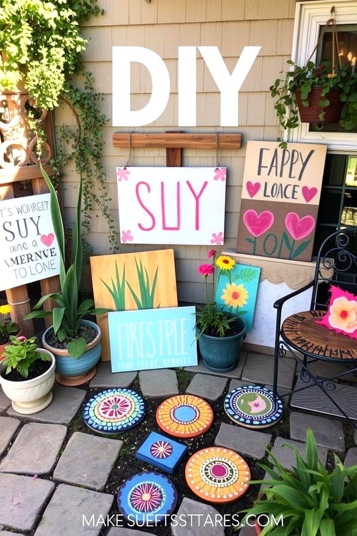 Creative DIY Artwork - 22 Boho Patio Ideas