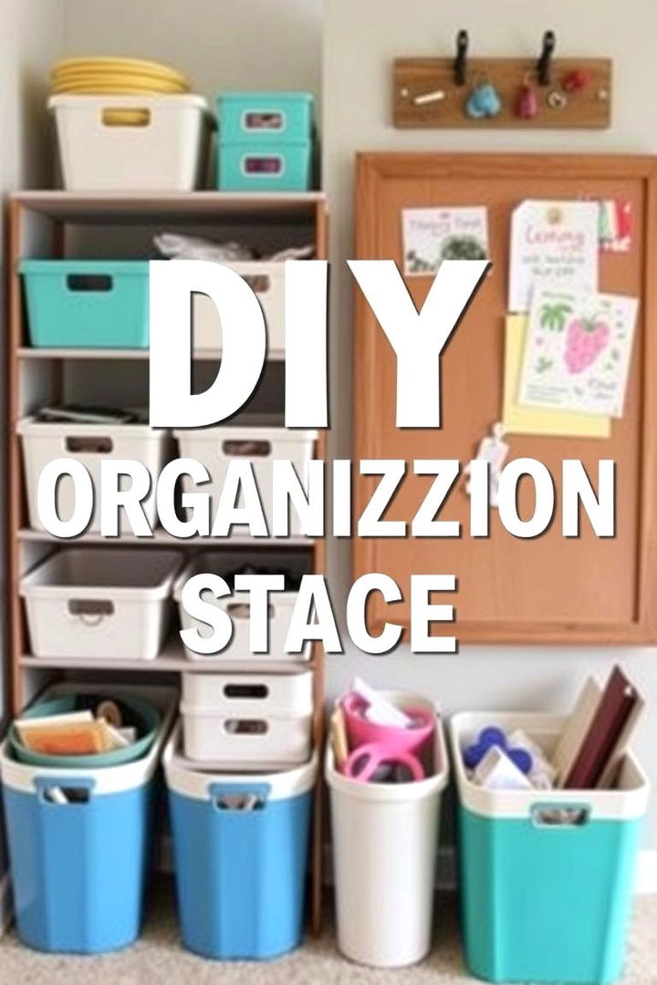 Creative DIY Organization - 22 Boy and Girl Shared Small Room Ideas