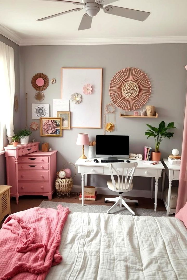 Creative DIY Projects for a Personal Touch - 22 Dusty Rose Bedroom Ideas