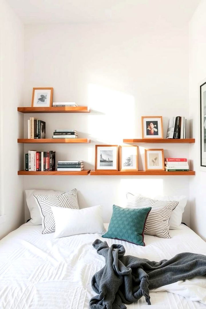 Creative Decorative Shelves - 22 Bed Nook Ideas