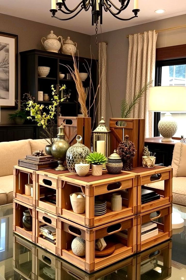 Creative Display Centerpiece - 22 Milk Crate Storage Ideas