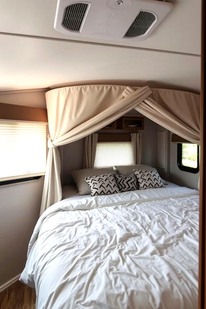 Creative Divider Solutions - 22 Rv Bedroom Ideas