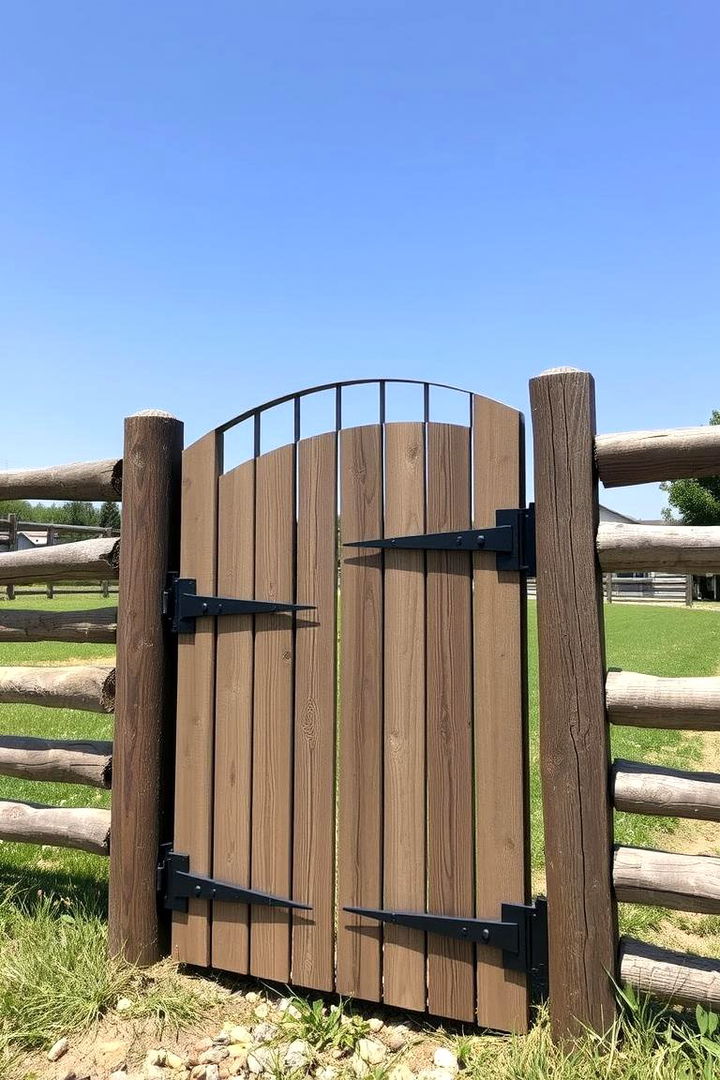 Creative Gate Designs - 22 Split Rail Fence Ideas