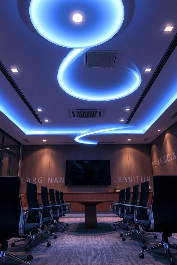 Creative Lighting Accents - 22 Conference Room Design Ideas and Inspiration