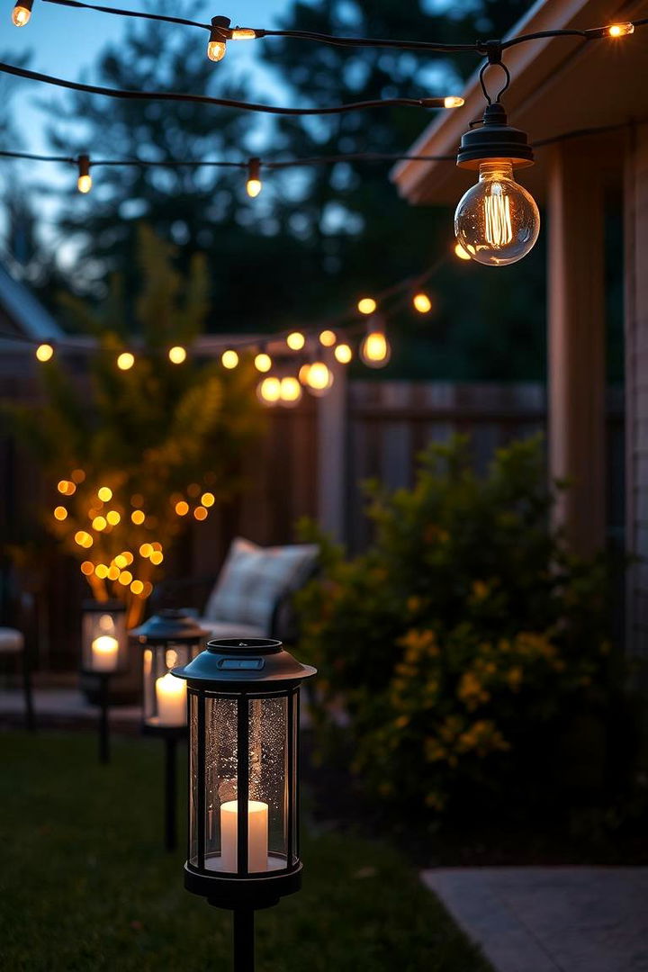Creative Lighting Design - 22 Modern Backyard Ideas