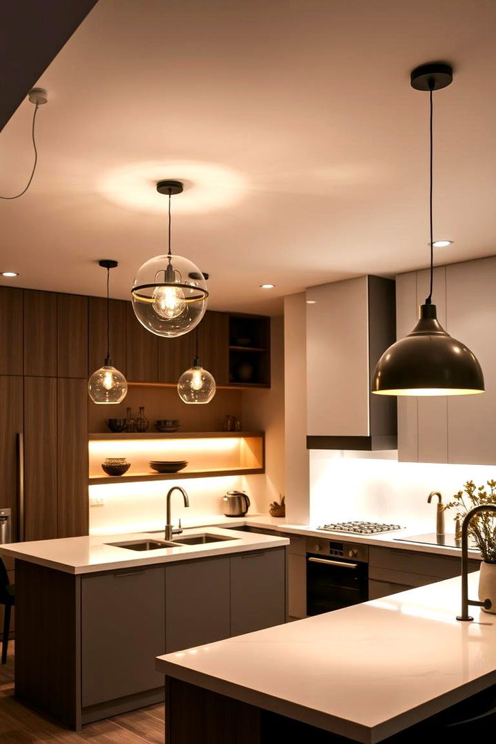 Creative Lighting Solutions - 22 Open Kitchen Ideas