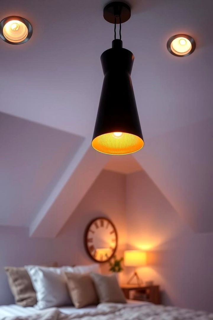 Creative Lighting Strategies - 22 Low Sloped Ceiling Bedroom Ideas