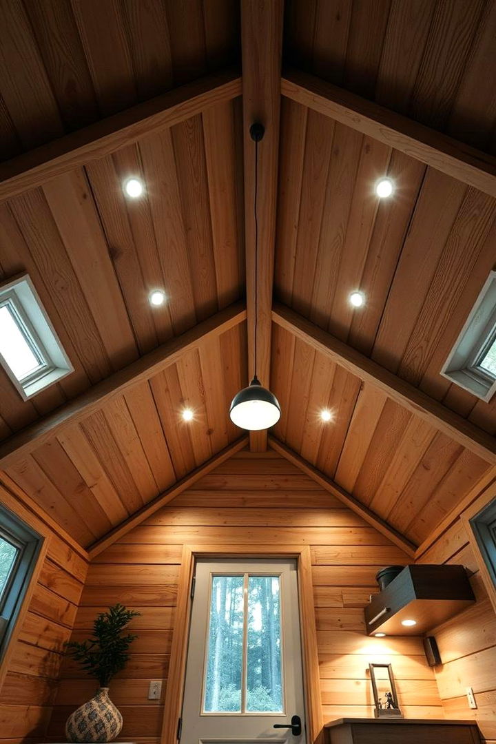 Creative Lighting Techniques - 22 One Room Cabin Interior Design Ideas