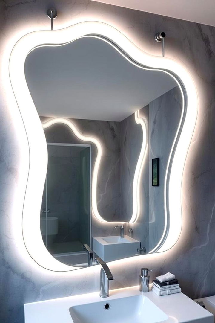 Creative Mirror Concepts - 22 Aesthetic Bathroom Ideas