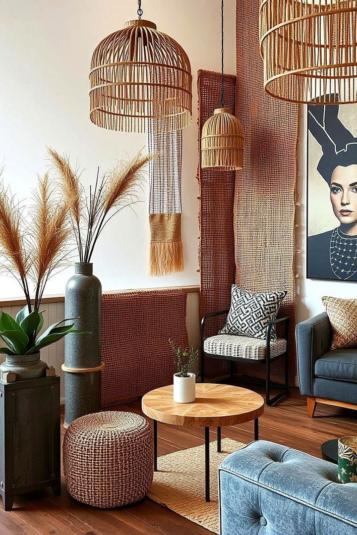 Creative Mix of Metals and Natural Fibers - 22 Gothic Boho Decor Ideas