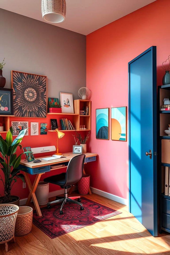 Creative Multi Color Blends - 22 Home Office Paint Colors