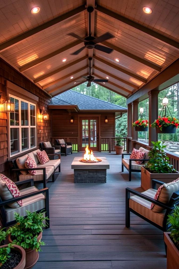 Creative Multi Functional Outdoor Space - 22 Covered Porch Ideas