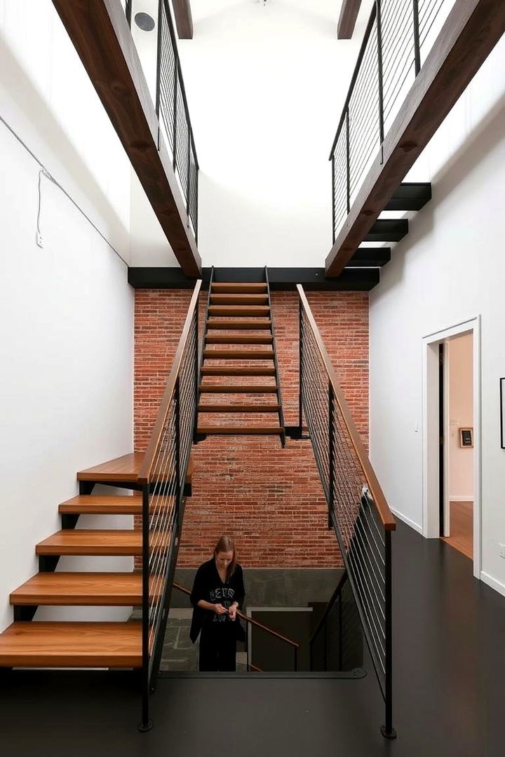 Creative Open Staircases - 22 Loft-style Living Room Ideas