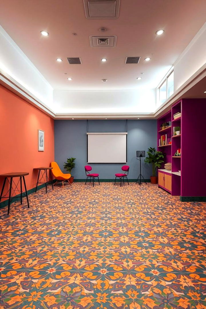 Creative Patterned Floors - 22 Bedroom Flooring Ideas