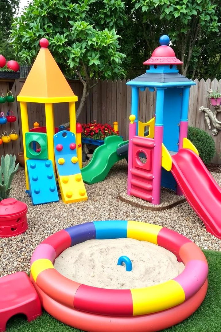 Creative Play Area for Kids - 22 Florida Backyard Ideas