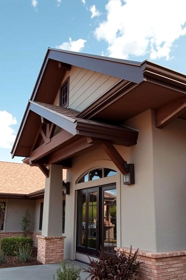 Creative Rooflines and Overhangs - 22 Ideas for Ranch-Style Home Exteriors