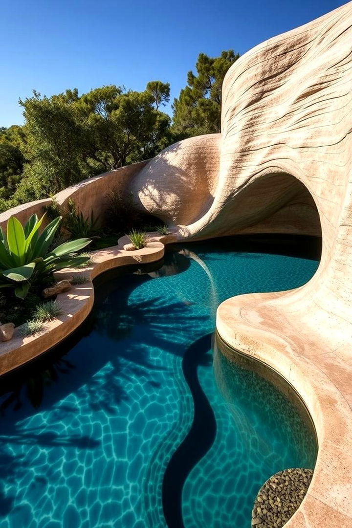 Creative Shape Lagoon Pool - 22 Lagoon Pool Ideas
