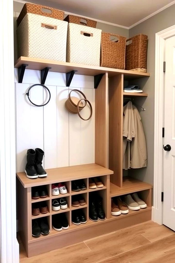 Creative Shoe Storage Ideas - 22 Farmhouse Mudroom Ideas