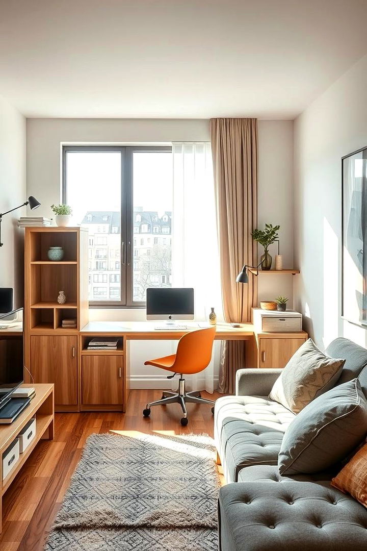Creative Space Saving Desk Solutions - 22 Desk in Living Room Ideas