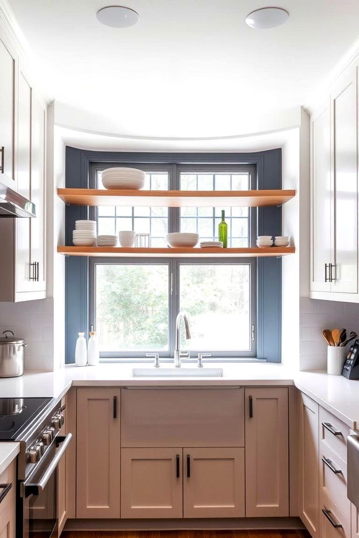 Creative Storage Solutions - 22 Kitchen Bay Window Ideas