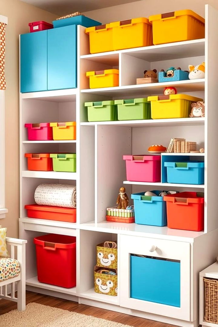 Creative Storage Solutions - 22 Kids Room Ideas
