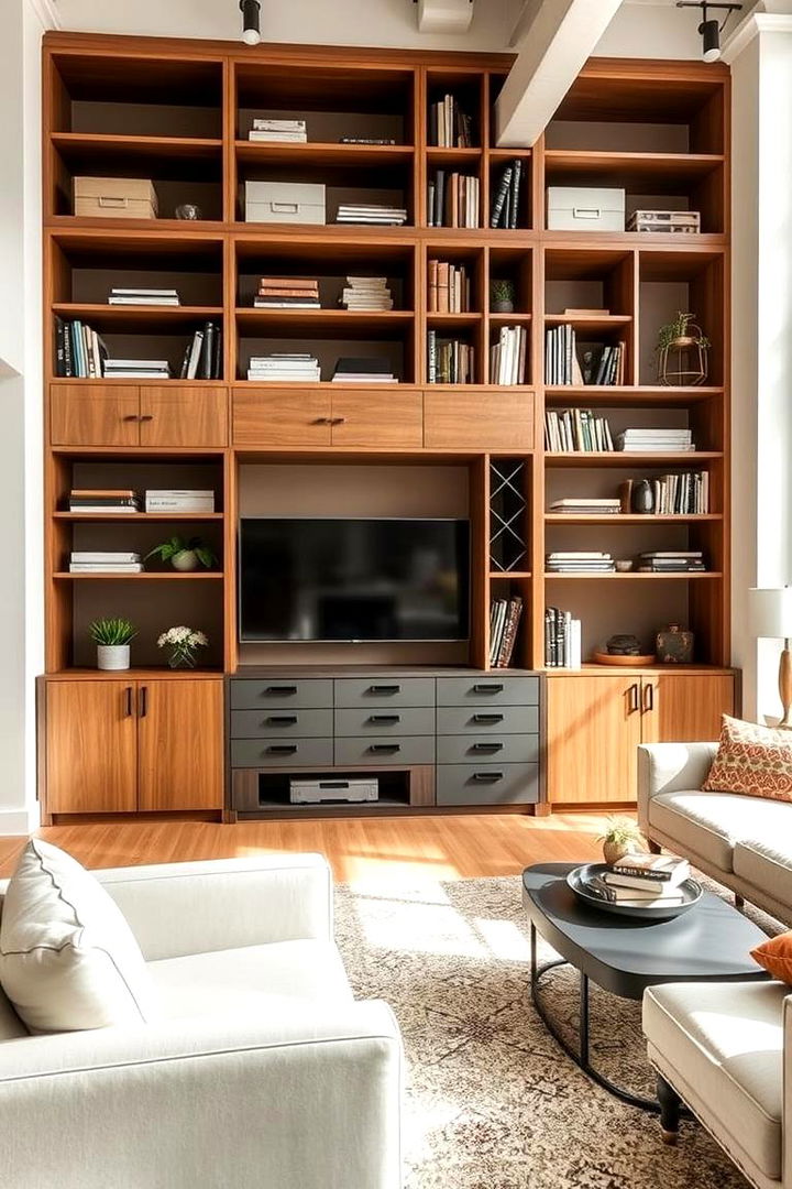 Creative Storage Solutions - 22 Loft-style Living Room Ideas