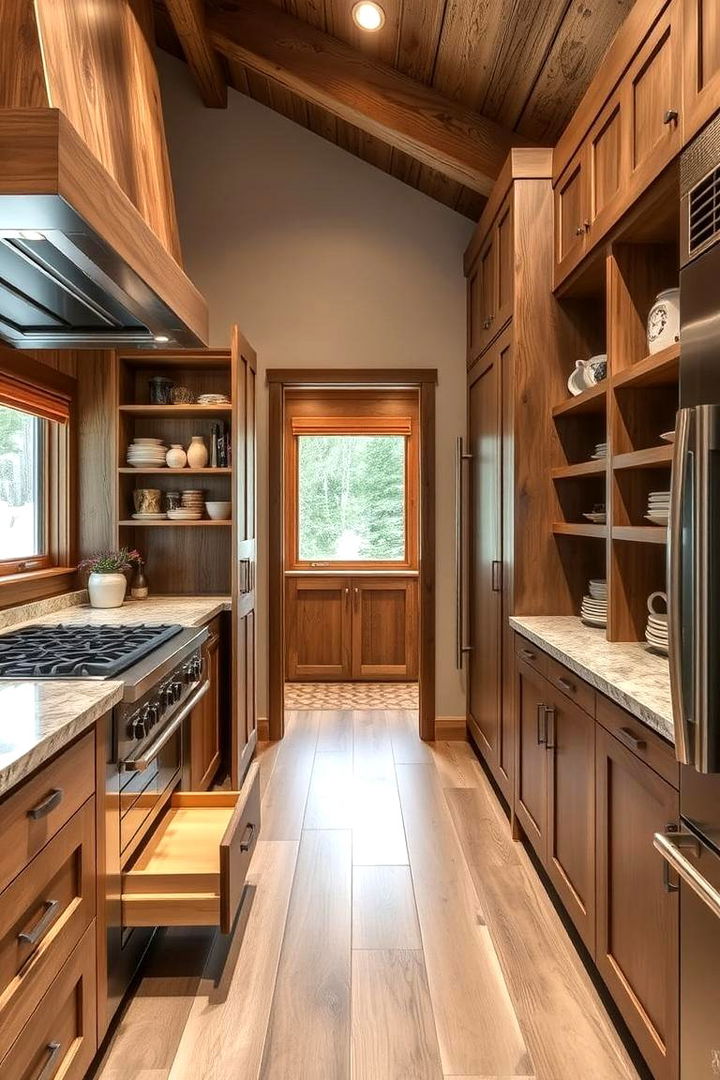 Creative Storage Solutions - 22 Mountain House Kitchen Ideas