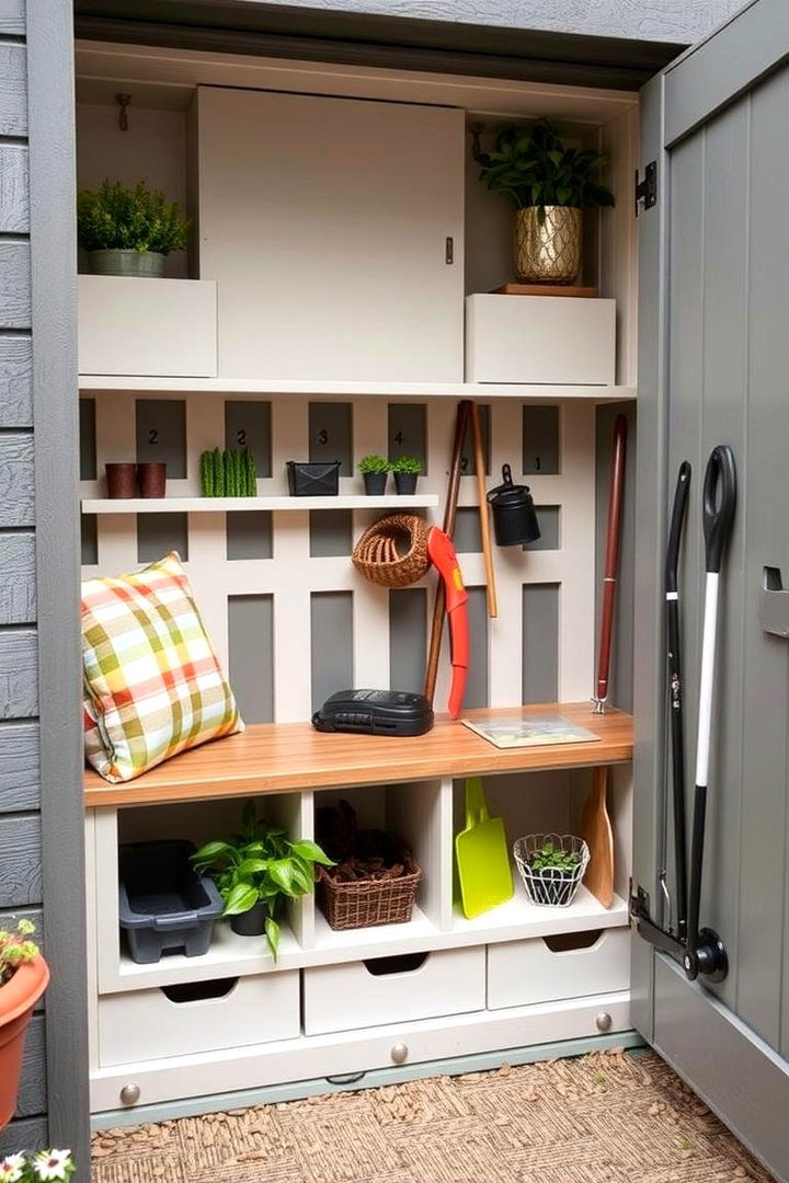 Creative Storage Solutions - 22 Townhouse Backyard Ideas