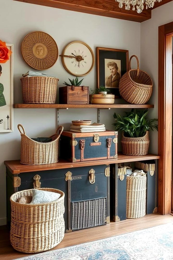 Creative Storage Solutions - 22 Bohemian Interior Design Ideas