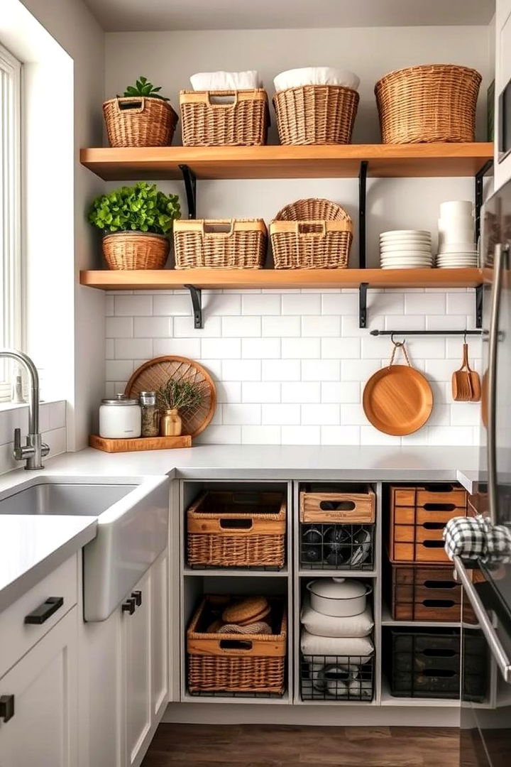 Creative Storage Solutions - 22 Boho Kitchen Ideas