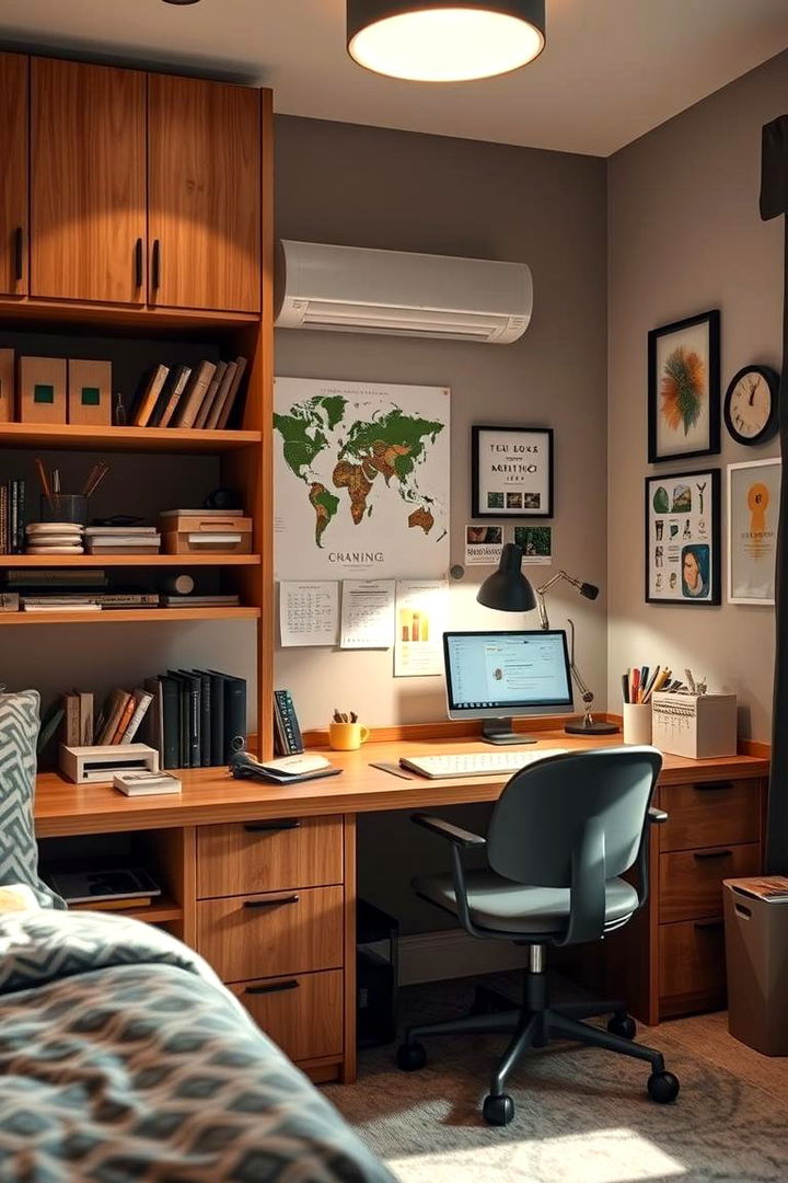 Creative Study Nook - 22 Boys Room Ideas