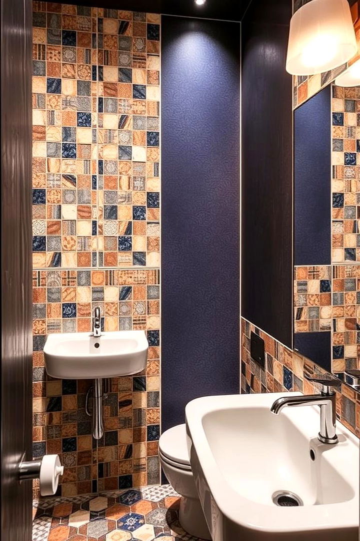 Creative Tile Patterns - 22 Restaurant Bathroom Ideas
