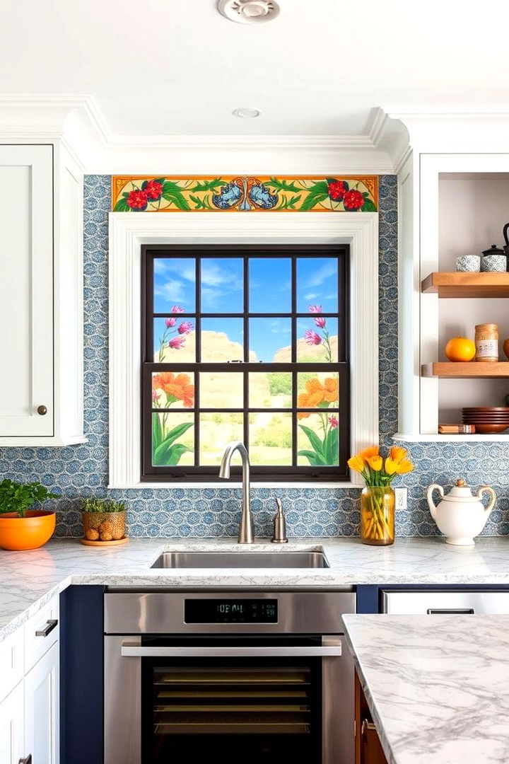 Creative Tile Surrounds for Visual Impact - 22 Kitchen Window Ideas Over Sink
