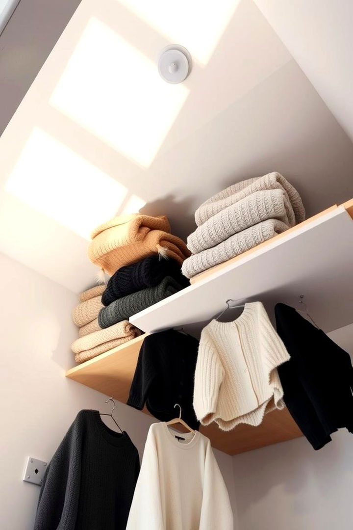 Creative Under Ceiling Storage Solutions - 22 sweater storage ideas