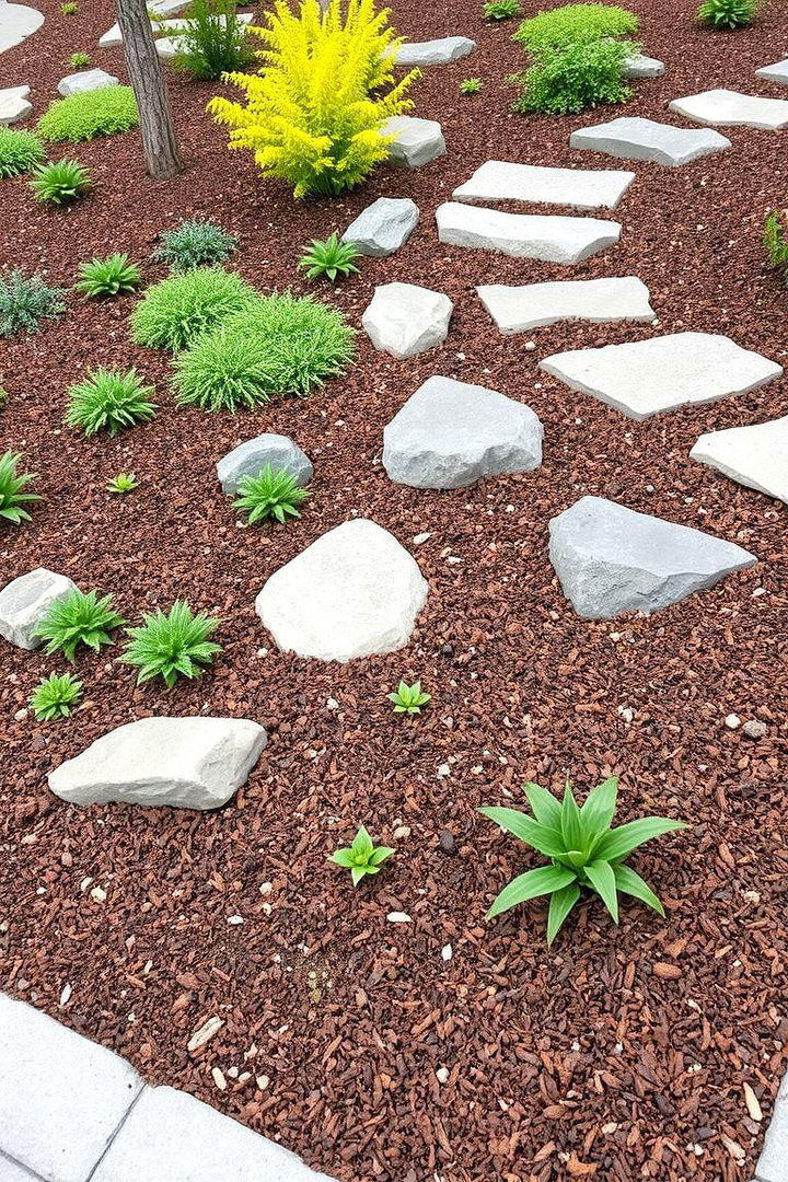 Creative Use of Mulch and Groundcover - 22 Sloping Garden Design Ideas