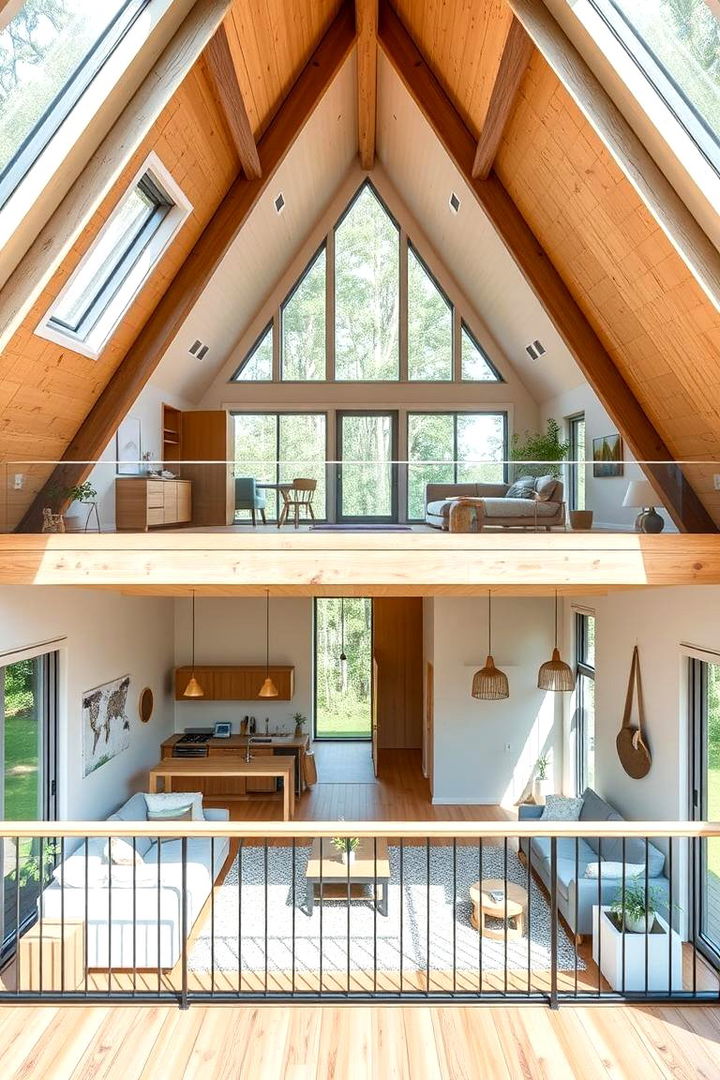 Creative Use of Space - 22 a Frame House With Balcony