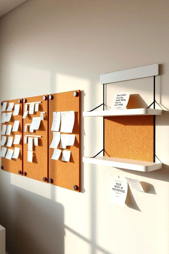 Creative Use of Wall Space - 22 Desk Organization Ideas