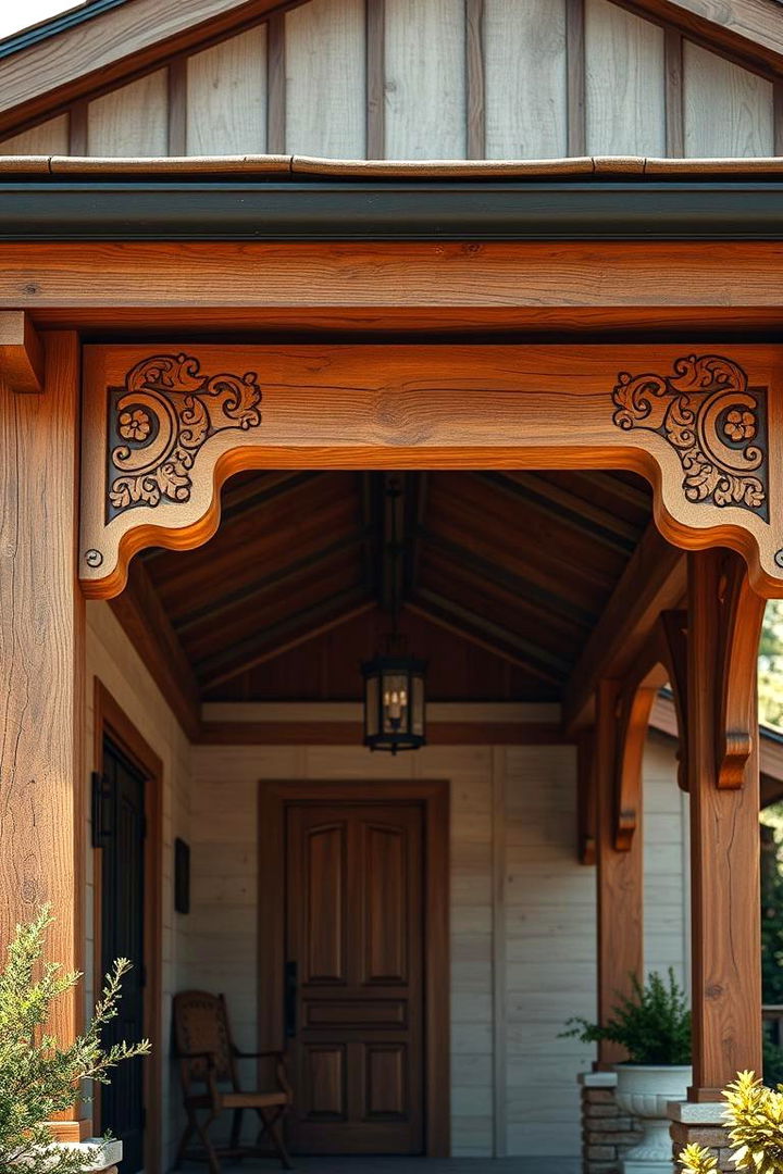 Creative Woodwork Detailing - 22 Open Gable Porch Ideas