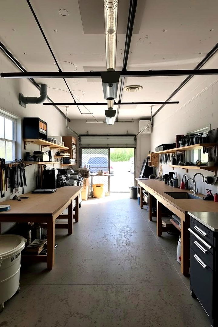 Creative Workshop Space - 22 Garage Conversion Ideas