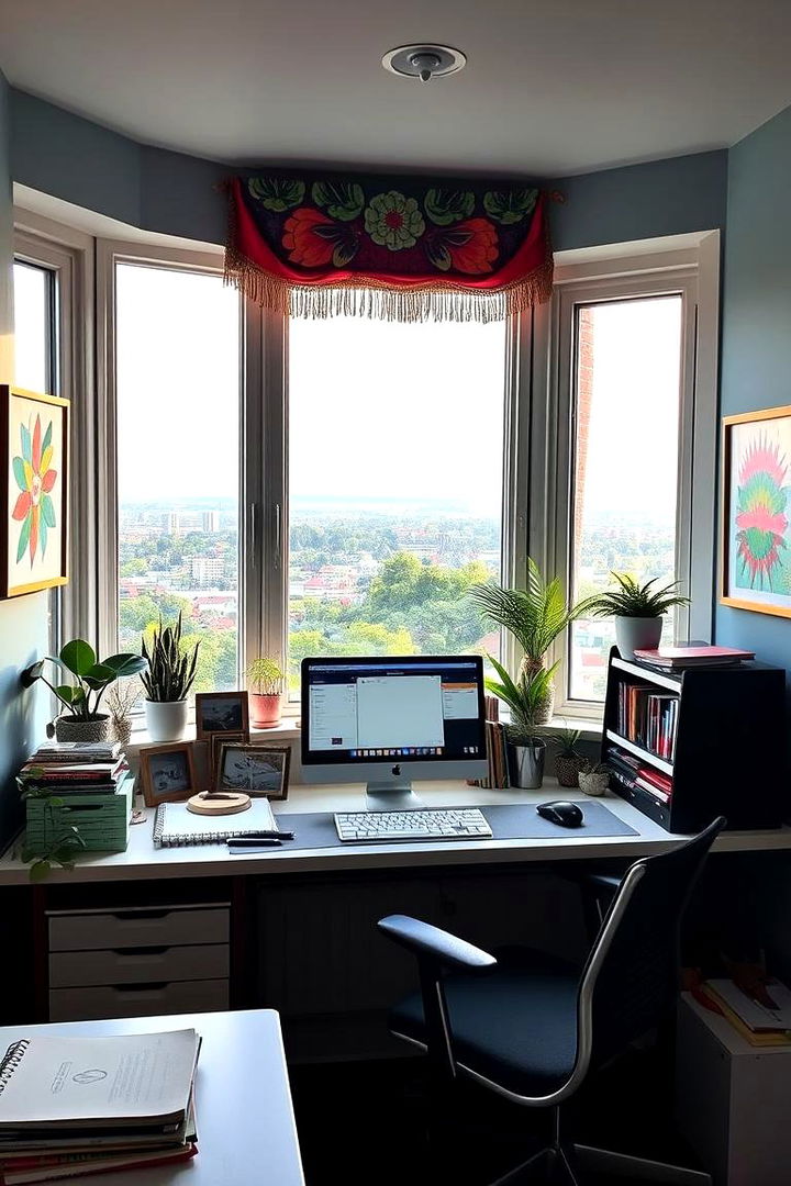 Creative Workstation - 22 Bay Window Ideas