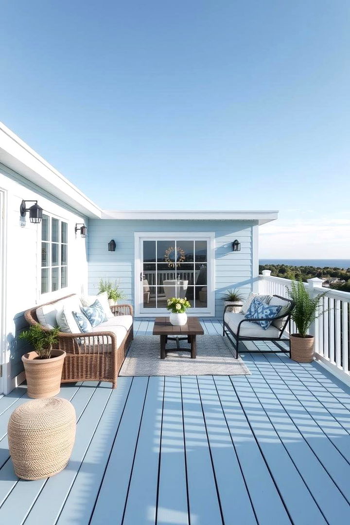 Crisp Light Blue Sky - 22 Deck Color Ideas